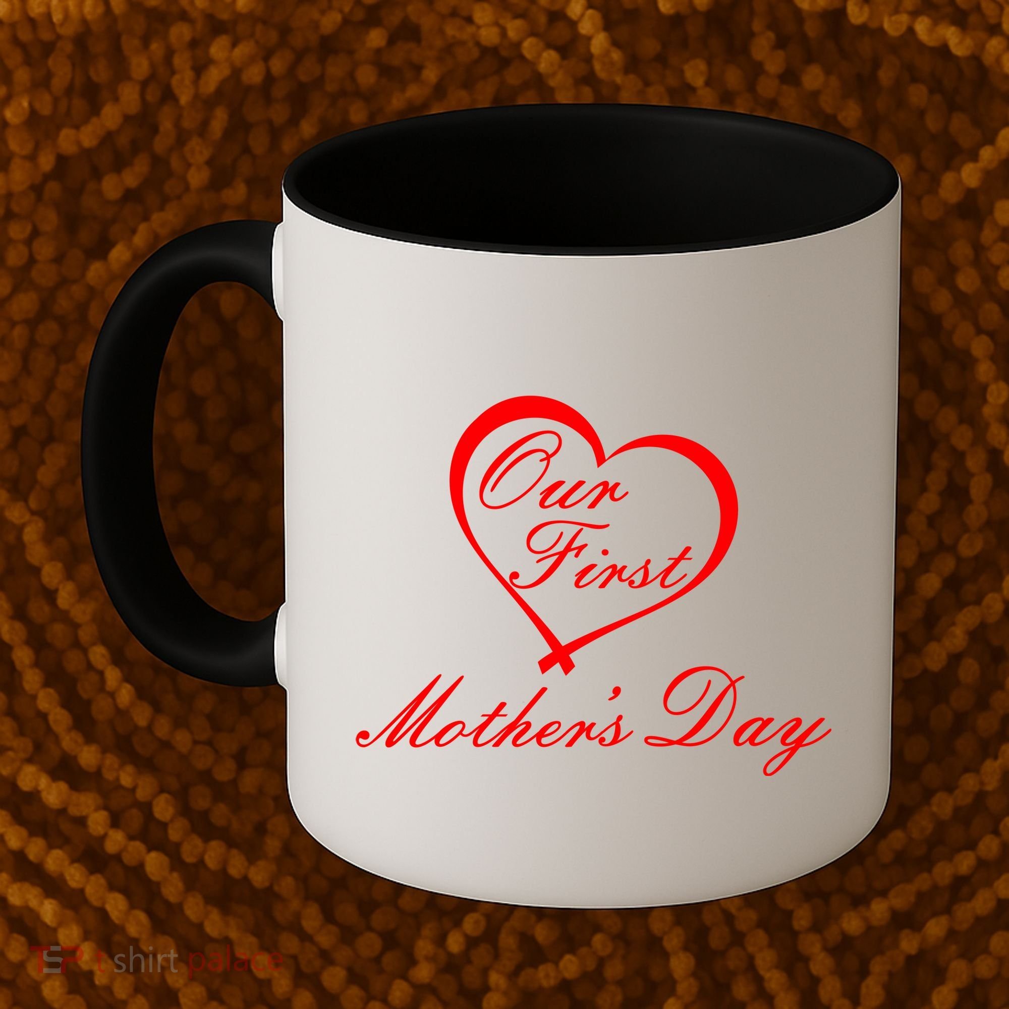 Our First Mother's Day Love Heart Coffee Mug