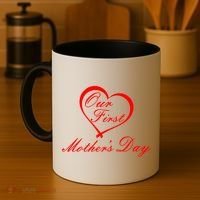 Our First Mother's Day Love Heart Coffee Mug thumb 4