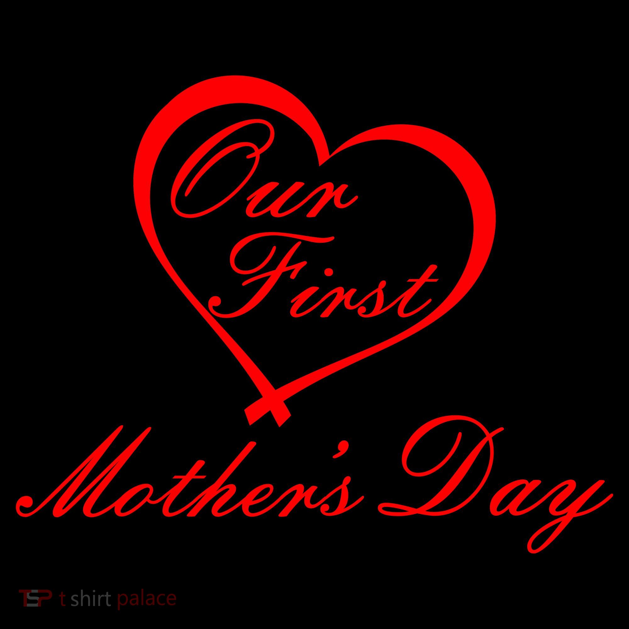 Our First Mother's Day Love Heart Coffee Mug