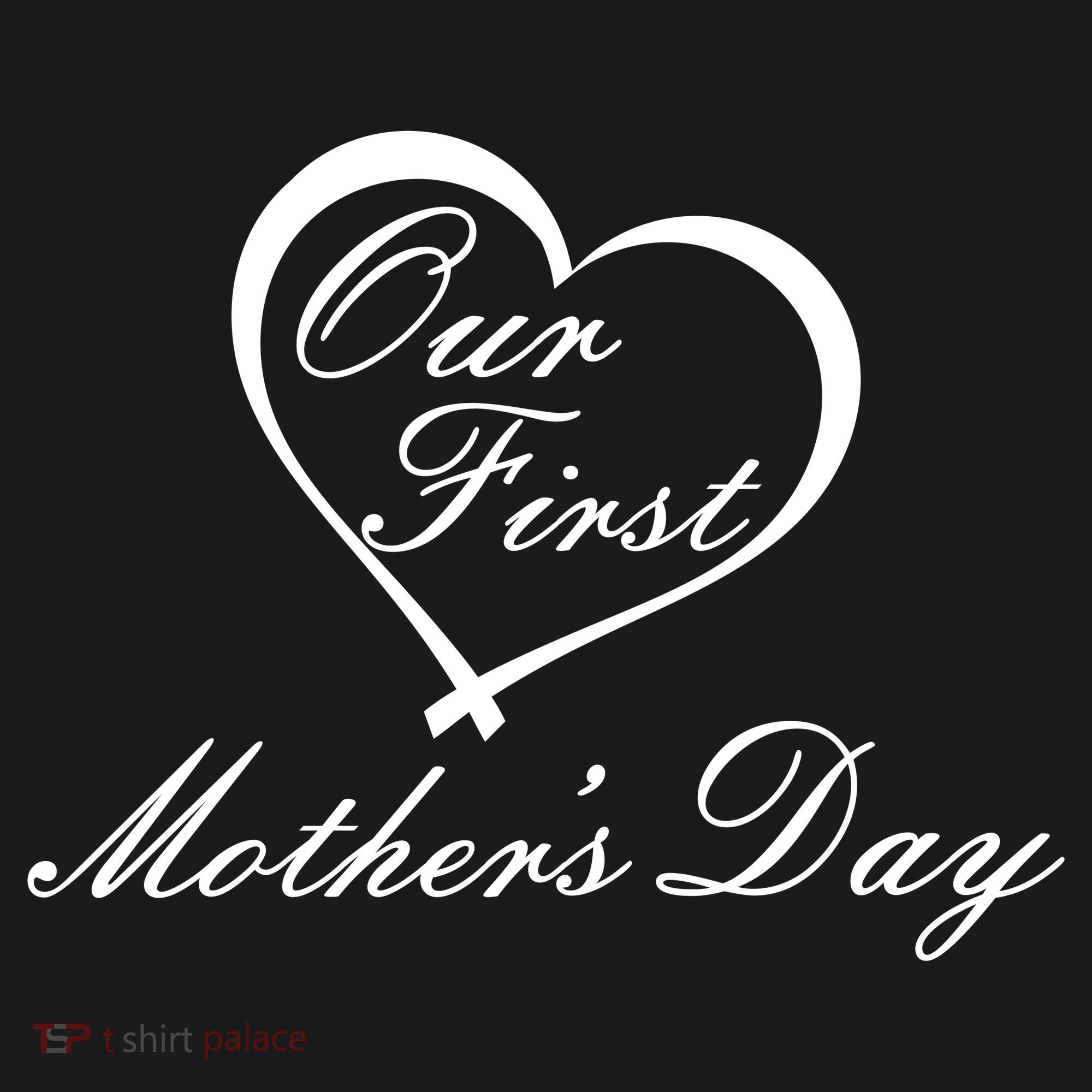Our First Mother's Day Love Heart Women's Hoodie