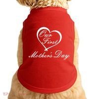 Our First Mother's Day Love Heart Doggie Tank thumb 0