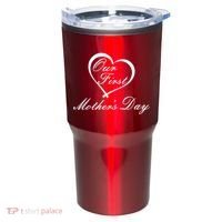 Our First Mother's Day Love Heart Tumbler thumb 0