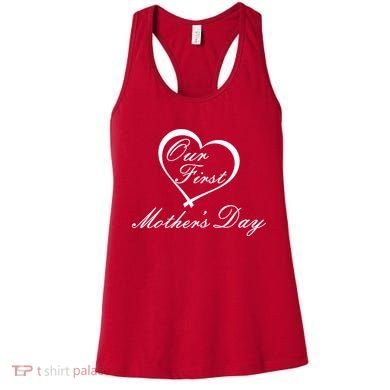 Our First Mother's Day Love Heart Women's Tank Top