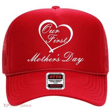 Our First Mother's Day Love Heart Hat