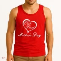 Our First Mother's Day Love Heart Tank Top thumb 3