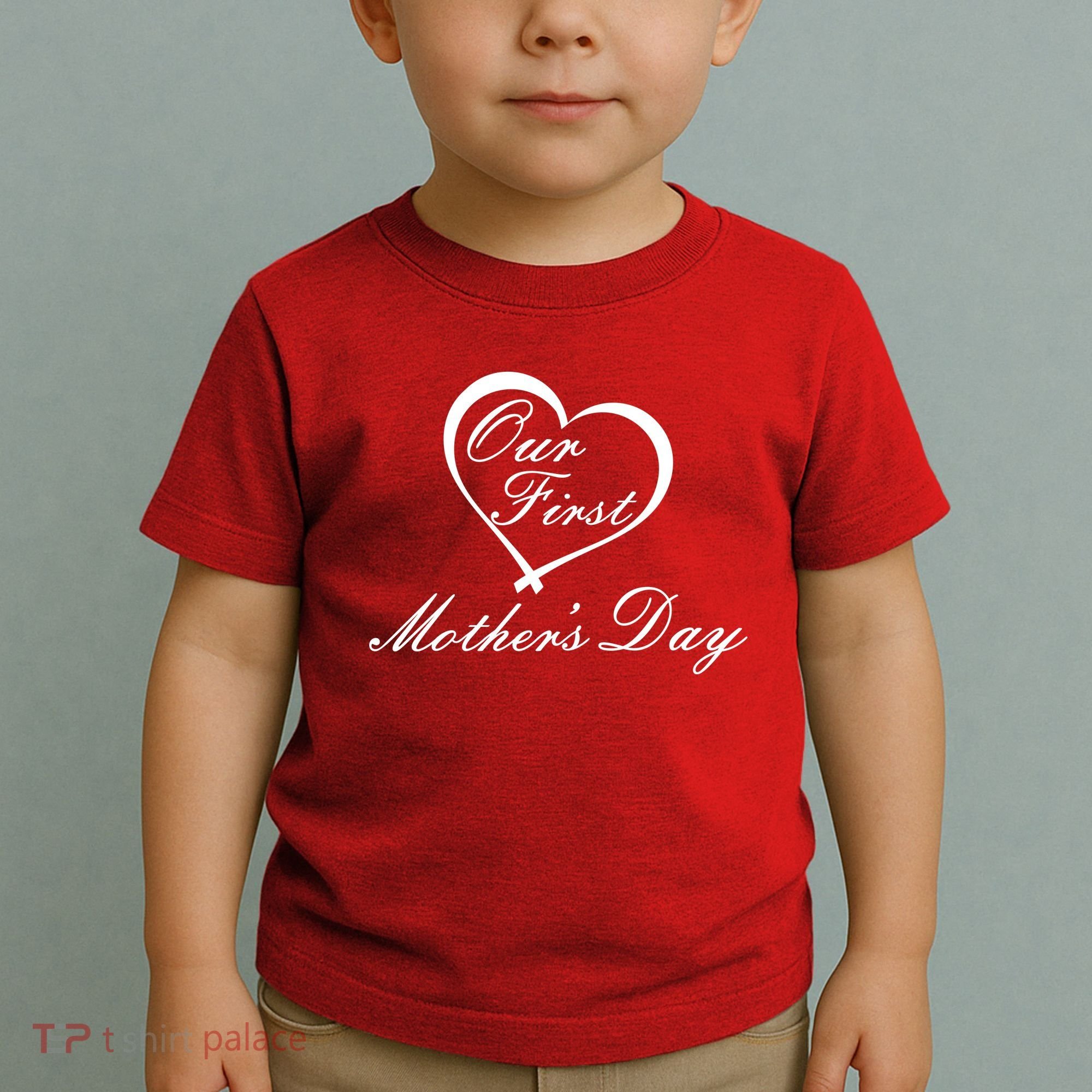 Our First Mother's Day Love Heart Toddler T-Shirt