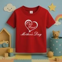 Our First Mother's Day Love Heart Toddler T-Shirt thumb 3