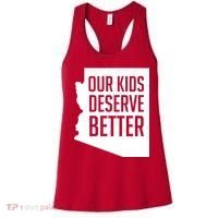 Our Kids Deserve Better Arizona Teacher Women's Tank Top thumb 0