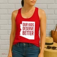 Our Kids Deserve Better Arizona Teacher Women's Tank Top thumb 2