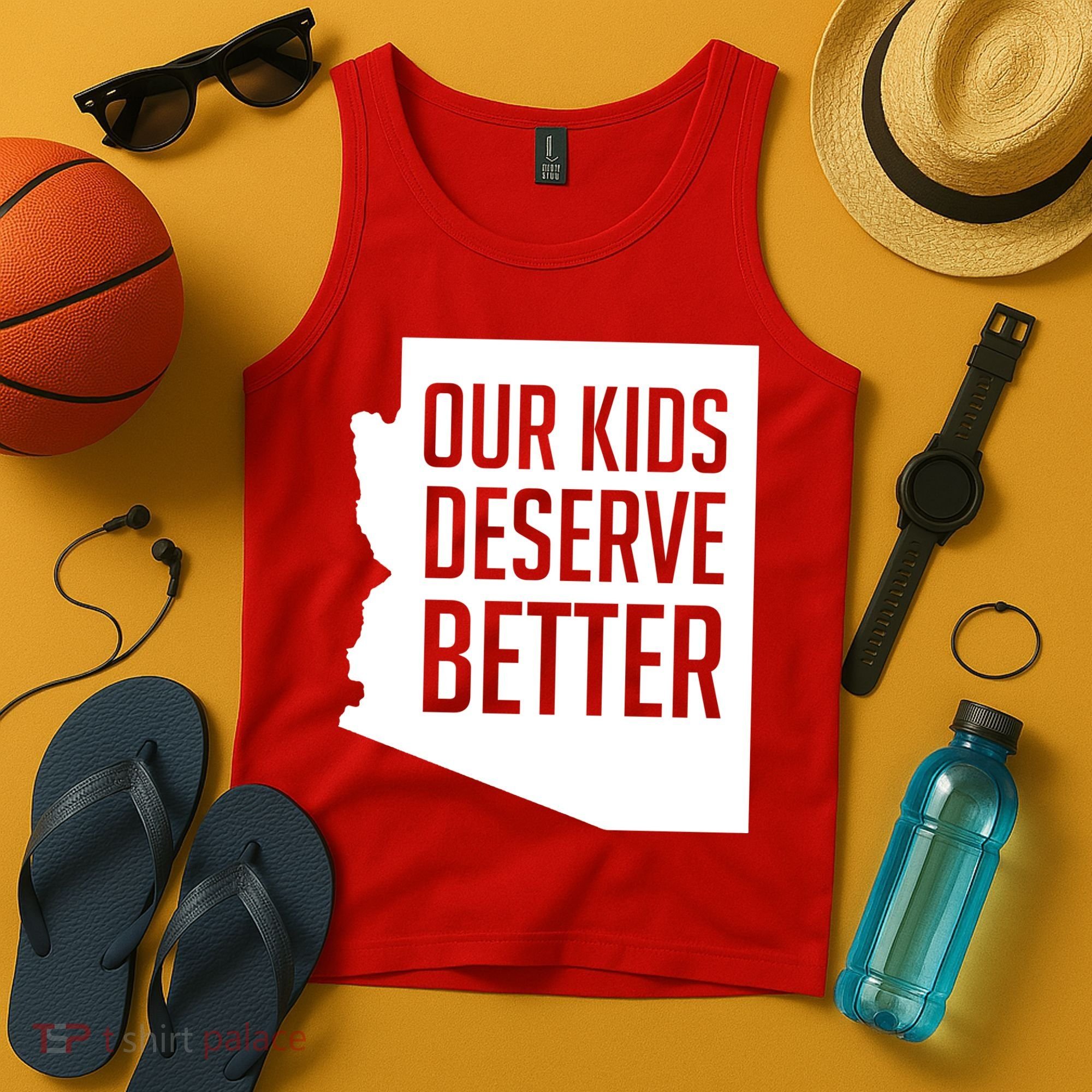 Our Kids Deserve Better Arizona Teacher Tank Top