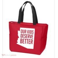 Our Kids Deserve Better Arizona Teacher Tote Bag thumb 3