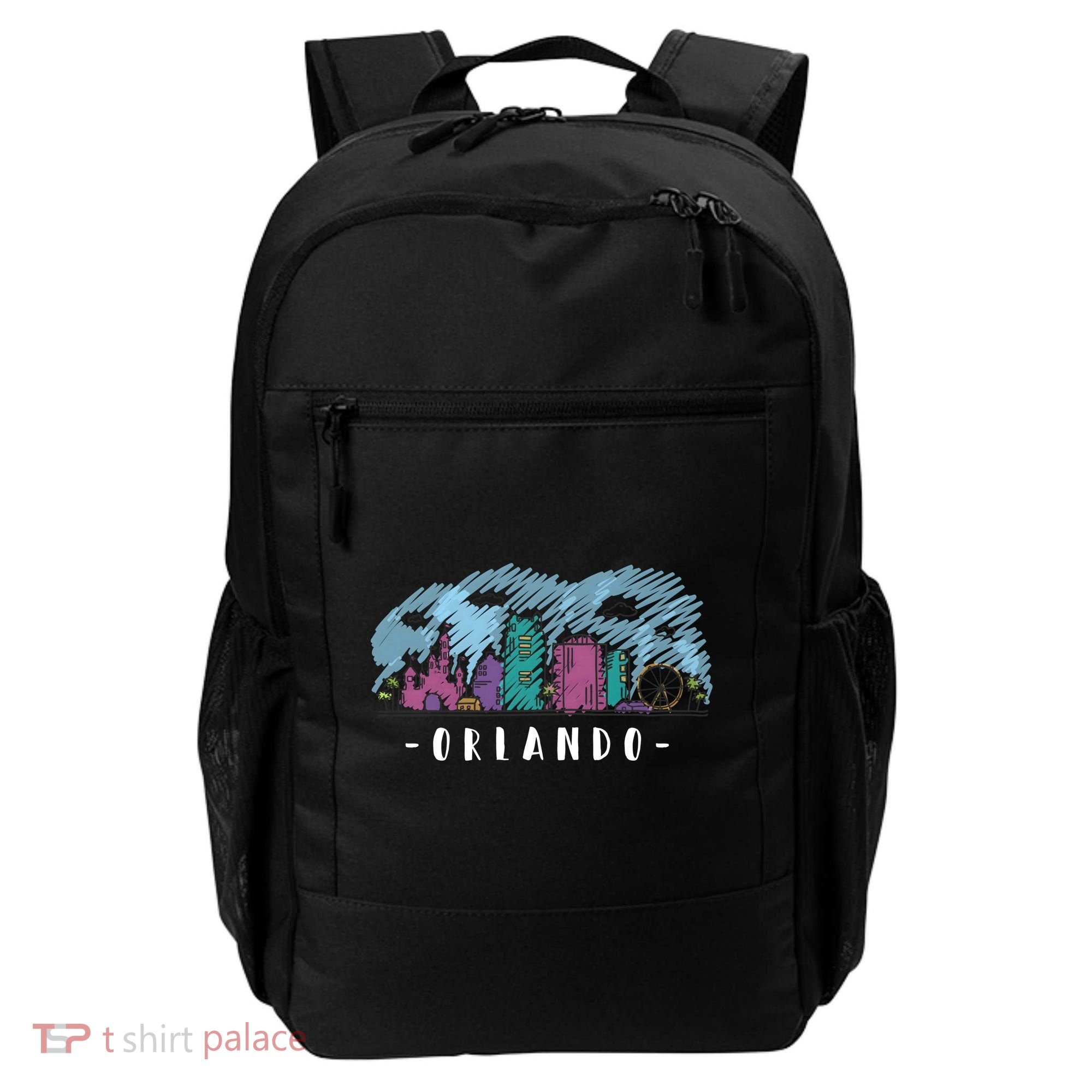 Orlando USA Skyline Sketch Backpack