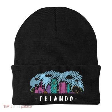 Orlando USA Skyline Sketch Beanie