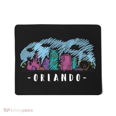 Orlando USA Skyline Sketch Mousepad