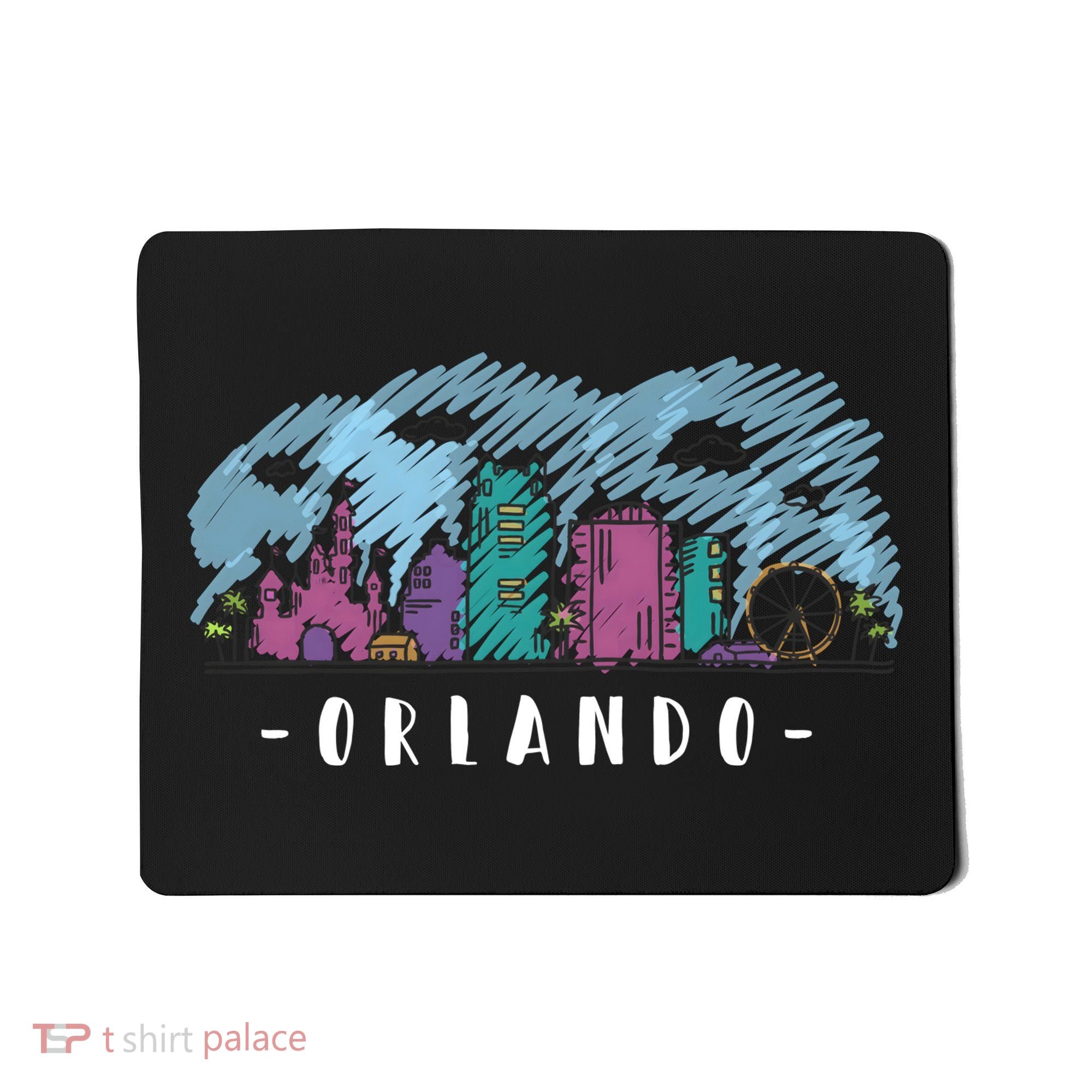 Orlando USA Skyline Sketch Mousepad