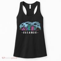 Orlando USA Skyline Sketch Women's Tank Top thumb 0