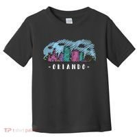 Orlando USA Skyline Sketch Toddler T-Shirt thumb 0