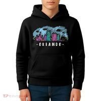 Orlando USA Skyline Sketch Kids Hoodie thumb 4