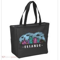 Orlando USA Skyline Sketch Tote Bag thumb 2