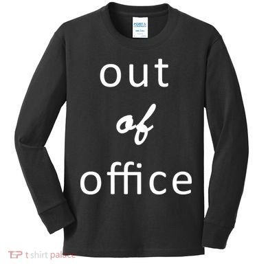 Out Of Office Kids Long Sleeve Shirt