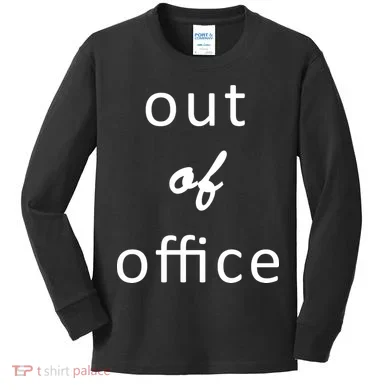 Out Of Office Kids Long Sleeve Shirt
