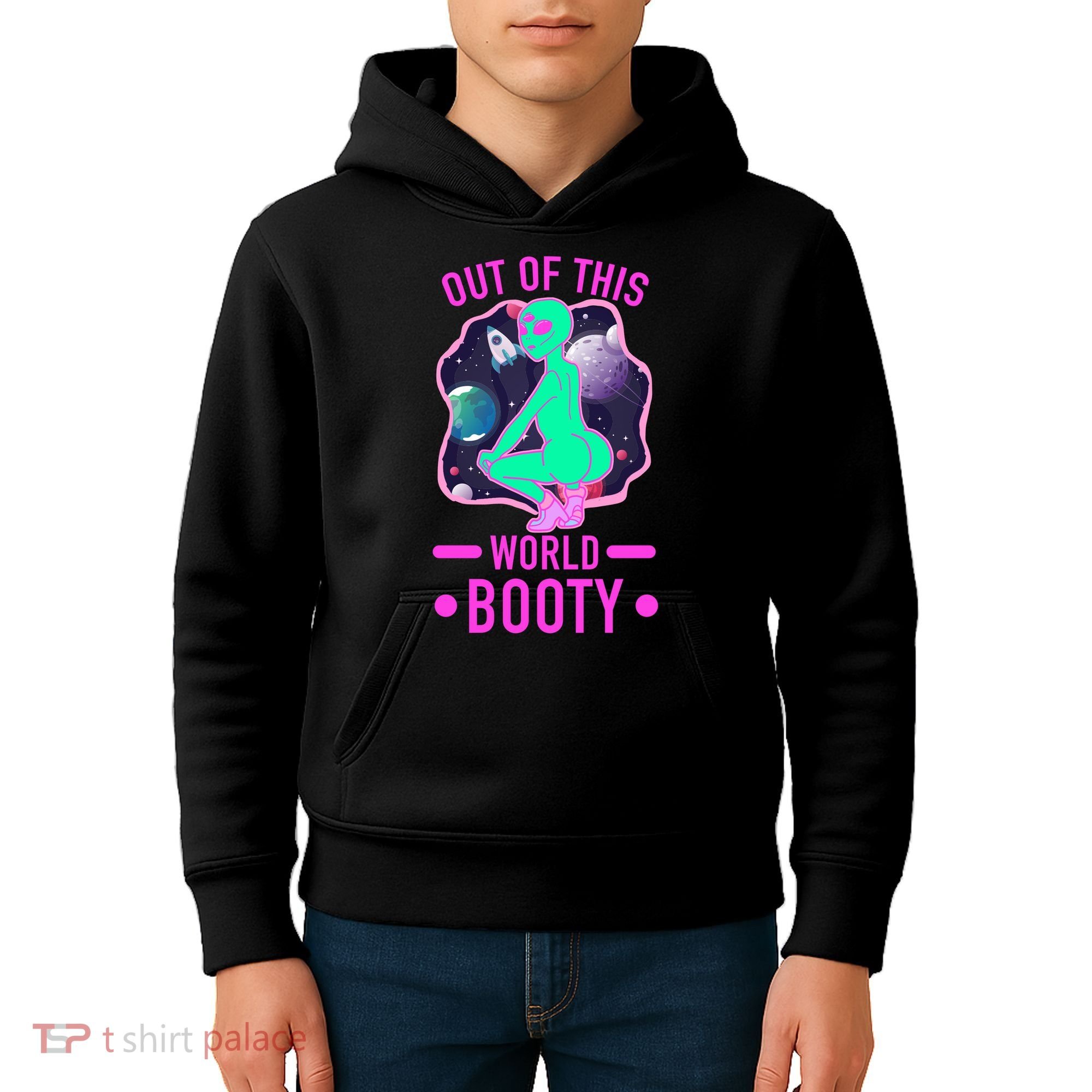 Out Of This World Booty Kids Hoodie