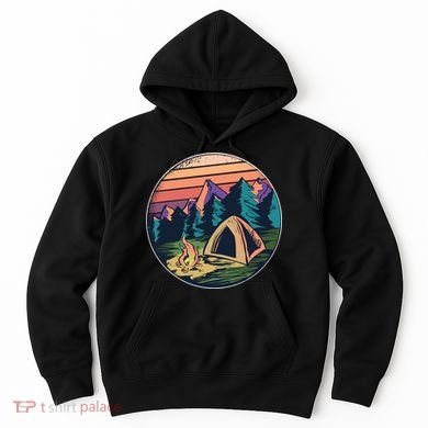 Outdoor Camping Sunset Hoodie