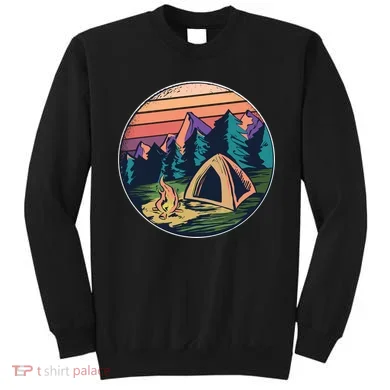 Outdoor Camping Sunset Sweatshirt