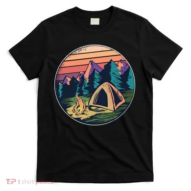 Outdoor Camping Sunset T-Shirt