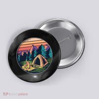 Outdoor Camping Sunset Button thumb 0