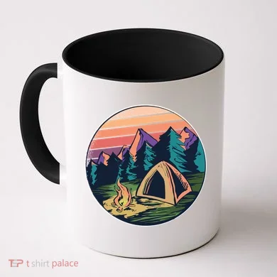Outdoor Camping Sunset Coffee Mug