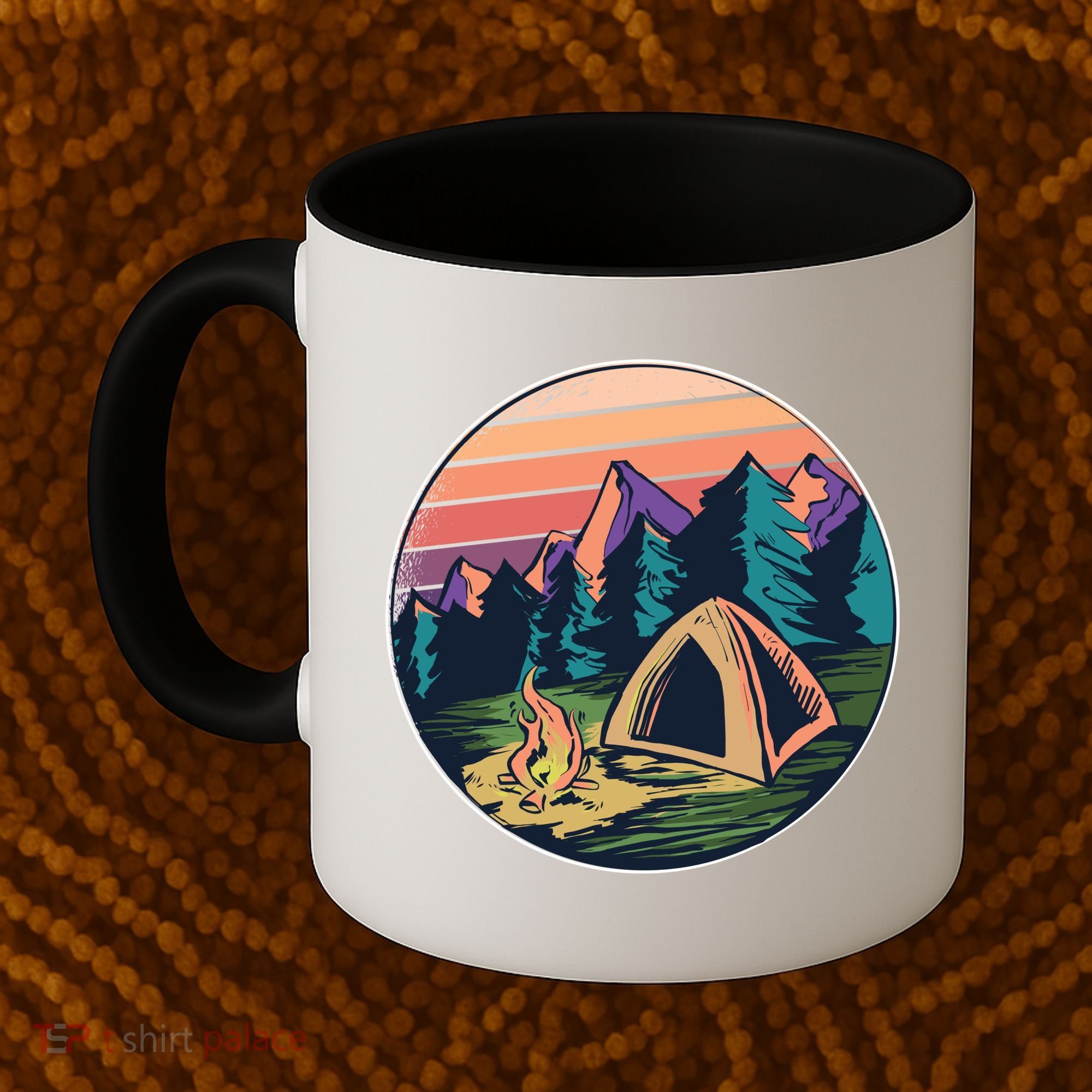 Outdoor Camping Sunset Coffee Mug