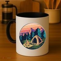 Outdoor Camping Sunset Coffee Mug thumb 4