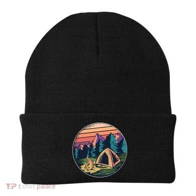 Outdoor Camping Sunset Beanie