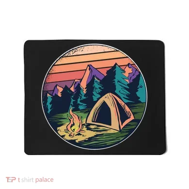 Outdoor Camping Sunset Mousepad