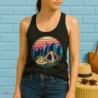 Outdoor Camping Sunset Women's Tank Top thumb 2