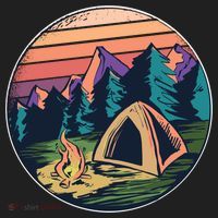Outdoor Camping Sunset Hat thumb 2
