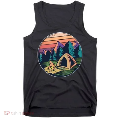 Outdoor Camping Sunset Tank Top