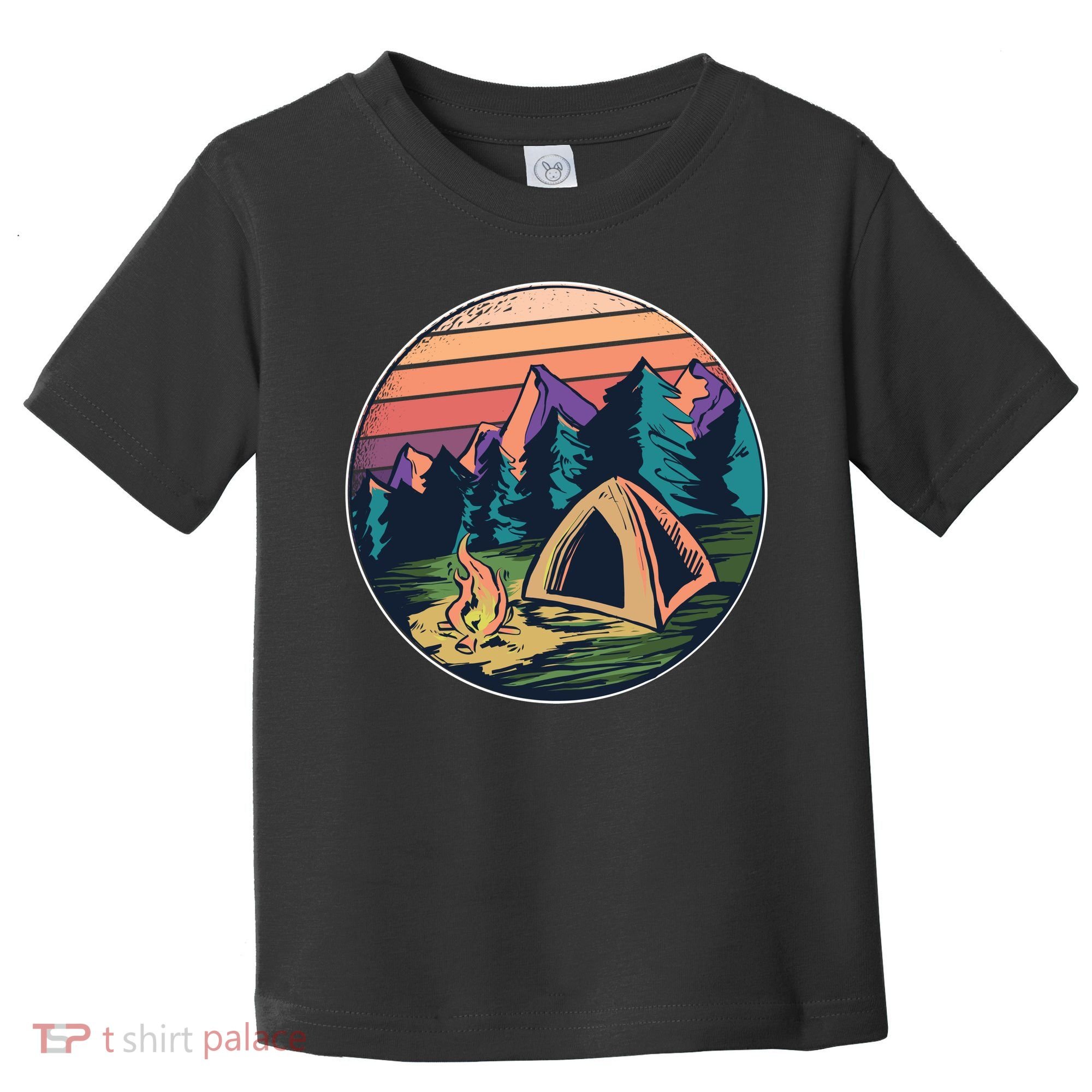 Outdoor Camping Sunset Toddler T-Shirt