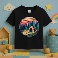 Outdoor Camping Sunset Toddler T-Shirt thumb 3