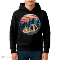 Outdoor Camping Sunset Kids Hoodie thumb 4
