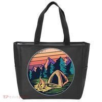 Outdoor Camping Sunset Tote Bag thumb 0