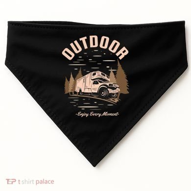 Outdoor Enjoy Every Moment USA-Made Doggie Bandana
