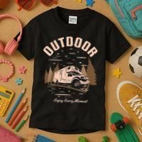 Outdoor Enjoy Every Moment Kids T-Shirt thumb 3
