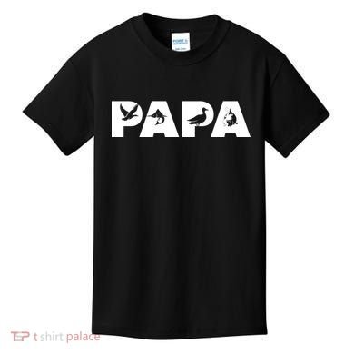 Outdoor Hunting Papa Kids T-Shirt