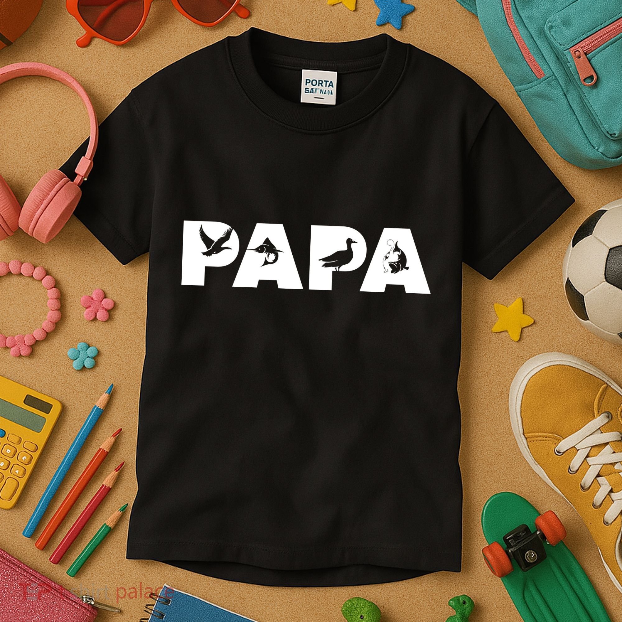 Outdoor Hunting Papa Kids T-Shirt