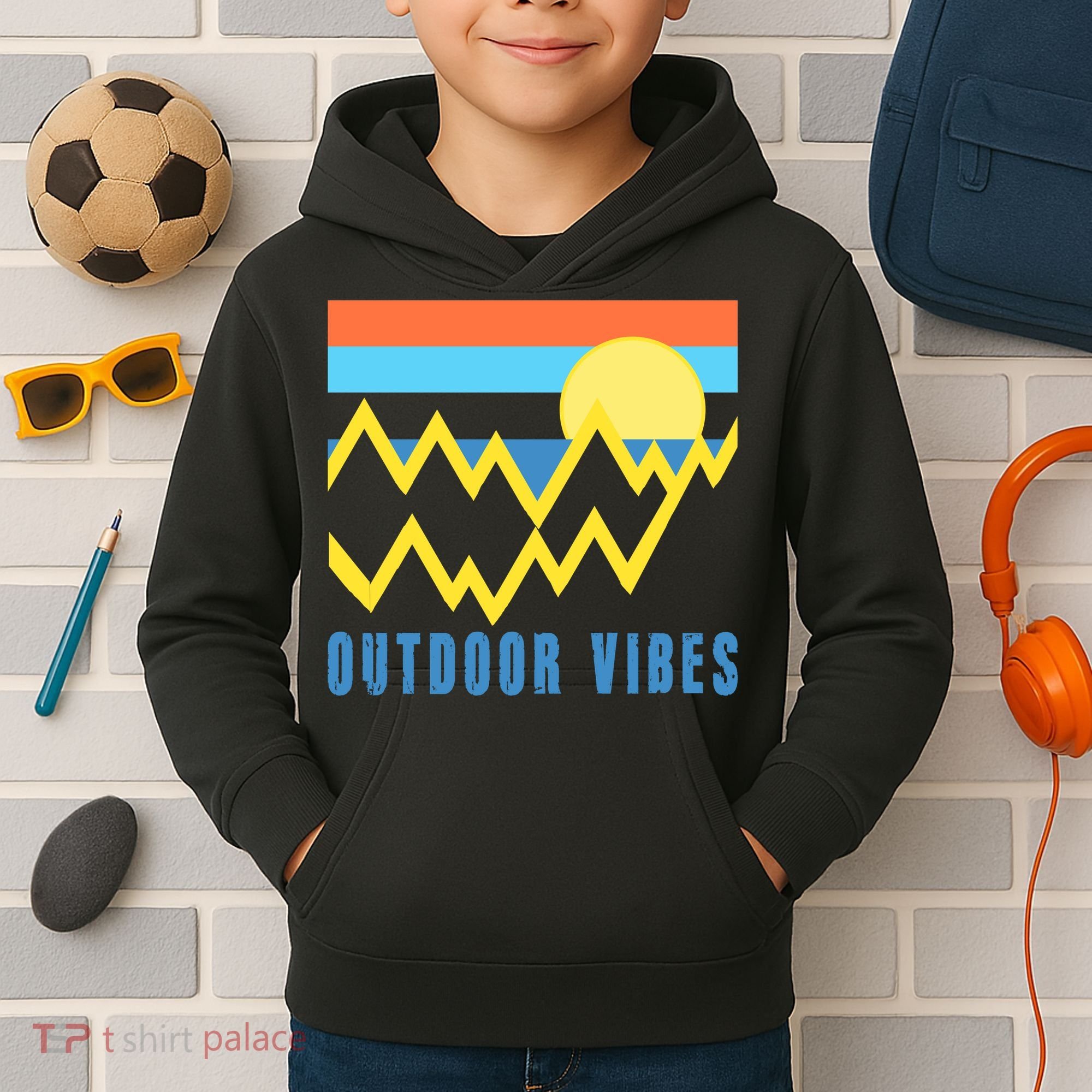 Outdoor Vibes Kids Hoodie