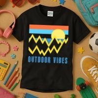 Outdoor Vibes Kids T-Shirt thumb 3