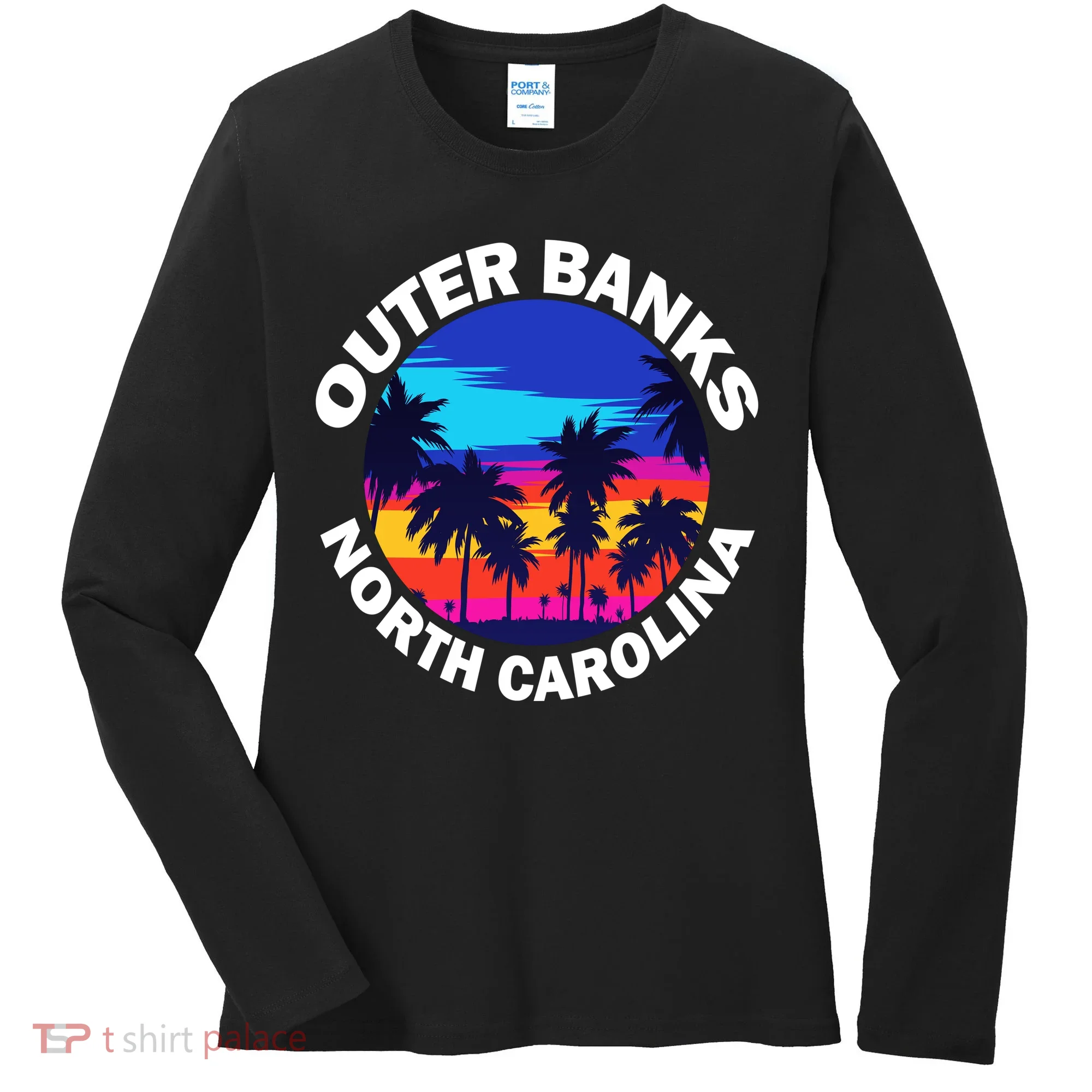 Outer Banks North Carolina Women's Long Sleeve Shirt