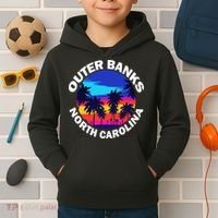 Outer Banks North Carolina Kids Hoodie thumb 2